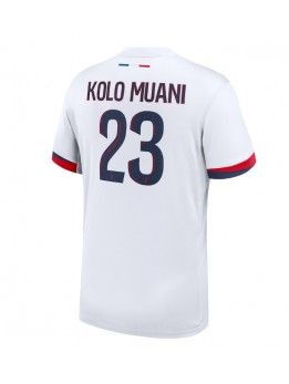 Paris Saint-Germain Randal Kolo Muani #23 Replika Borta Kläder 2024-25 Kortärmad